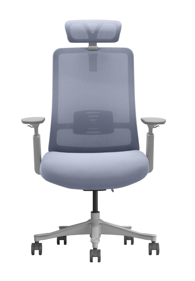 Ergonomischer Bürostuhl, höhenverstellbar, Business Chair, 73x33x65, blau (1 Stück)